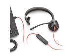 HP Poly Blackwire 3315 - slušalke - 3,5 mm priključek, USB-C - slika 2