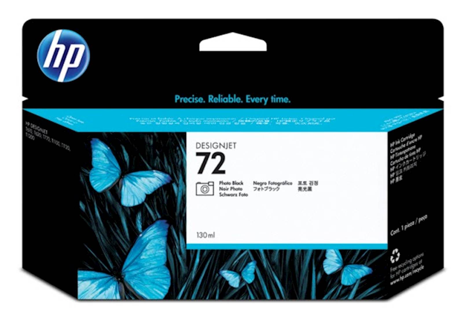 077464 HP C9370A Črnilo Vivera 72 Photo Black, 130 ml - slika 1