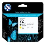 HP C9384A Tiskalna glava 72 Matte Black in Yellow - slika 2