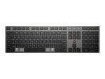 HP 725 - tipkovnica - več naprav, polnilna, napaja SuperCapacitor polna velikost - bosanščina/hrvaška/črnogorska/slovenska/srbska - črna vnosna naprava - slika 3