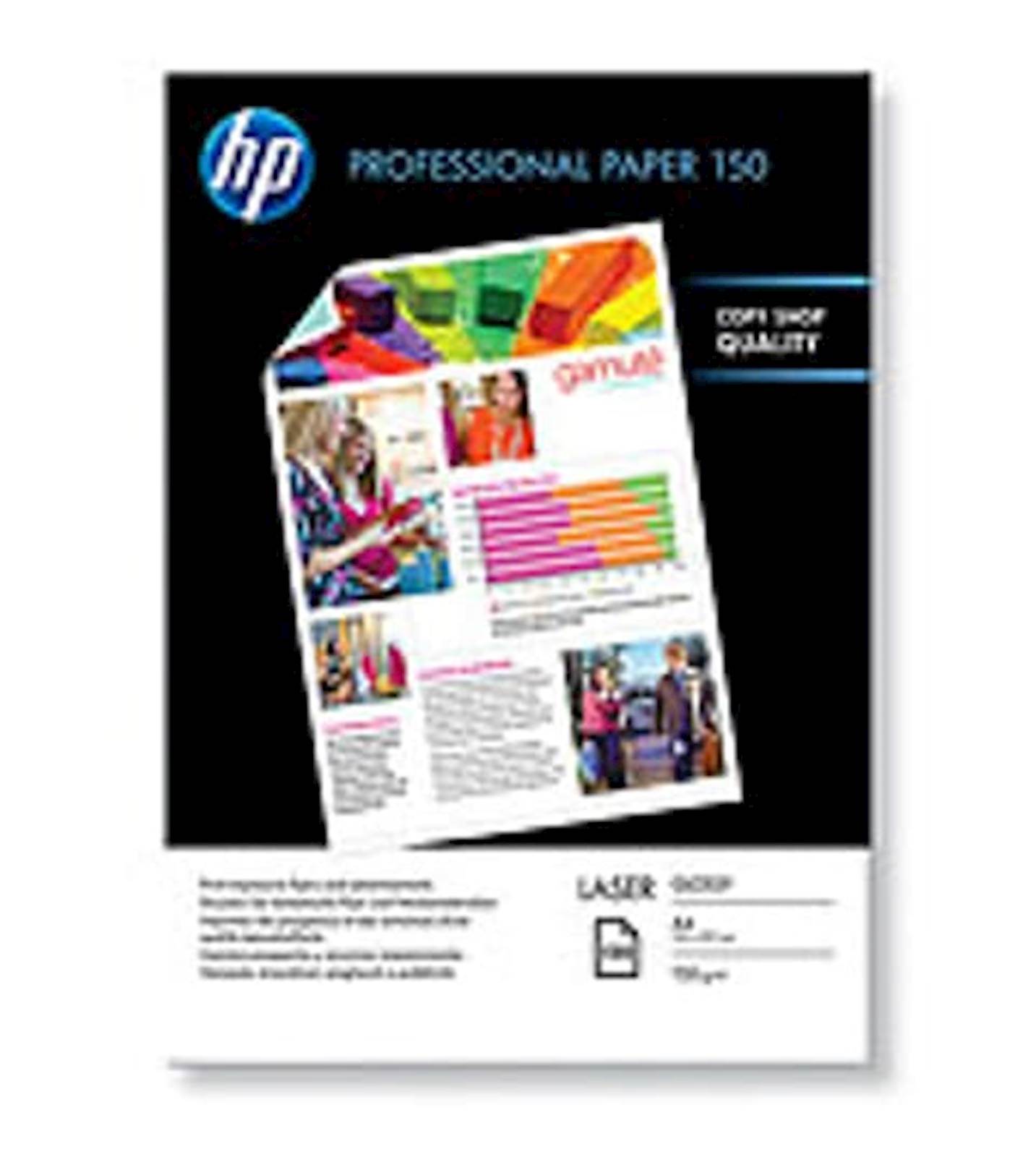 094355 PAPIR HP ZA LJ PROFESSIONAL GLOSSY, A4, 150 LISTOV, 150g/m2 - slika 1