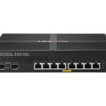 HPE Aruba Networking CX 6000 8p 10M/100M/1G Class4 PoE 2p SFP 1G 67W stikalo - stikalo - 8 vrat - upravljano - montaža v rack