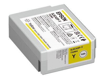 0cc81b9b-e7e4-4dcd-8c5b-64ac2090b153 Epson SJIC42P-Y - rumena - originalna - kartuša s črnilom - slika 1
