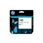 HP F9J86A Tiskalna glava 744 Photo Black in Cyan, za DesignJet Z2600 / Z5600 - slika 2
