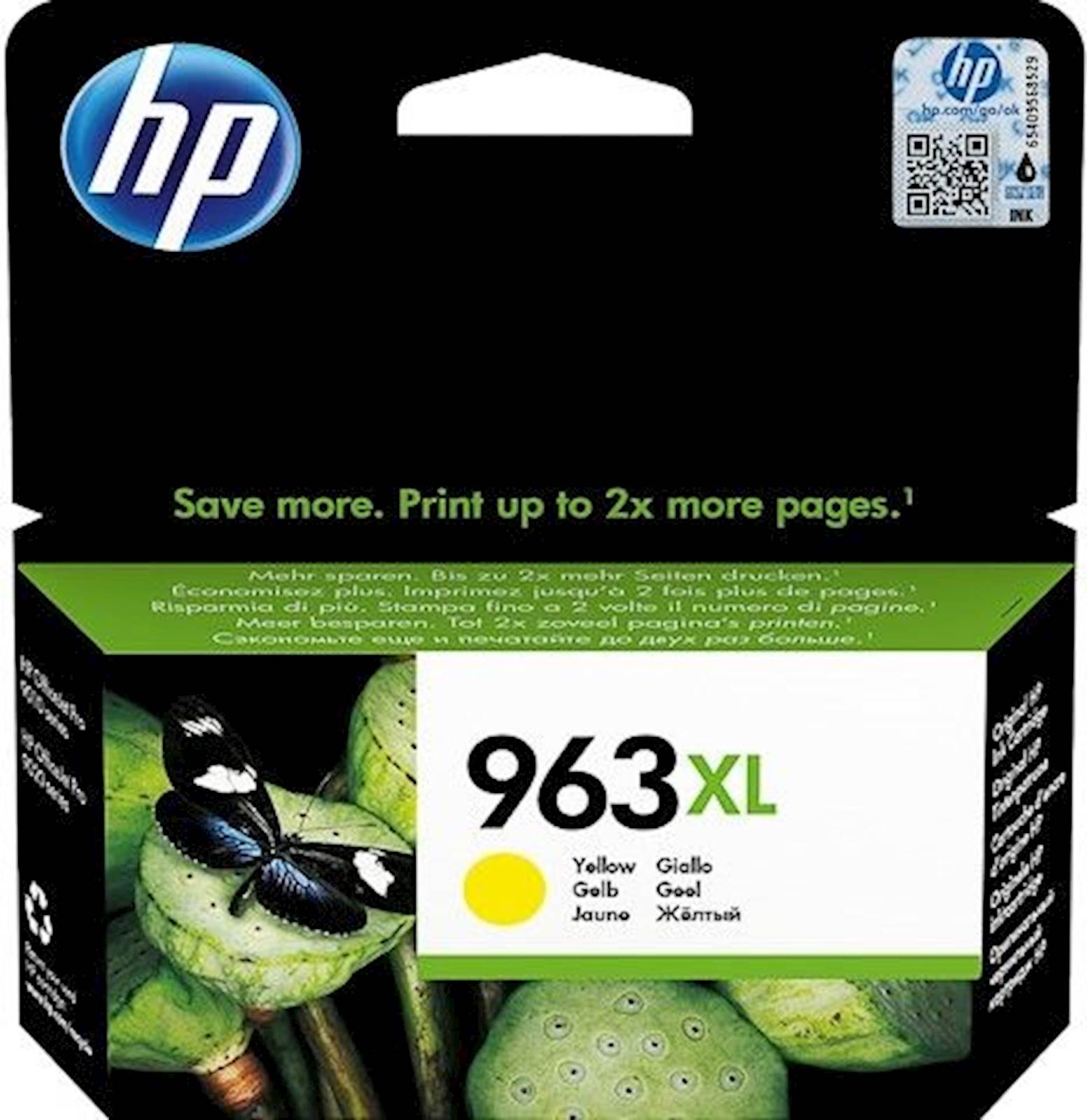 145576 ČRNILO HP RUMENO 963XL ZA OJ PRO 901x/902x ZA 1600 STRANI - slika 1