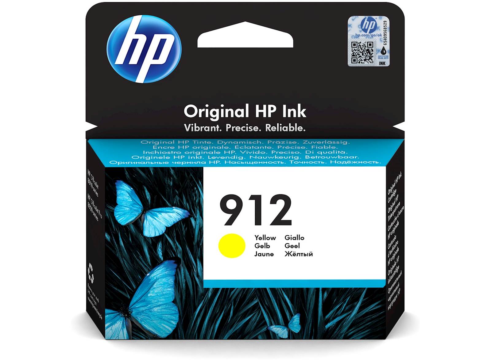 145583 ČRNILO HP RUMENO 912 ZA OJ 801x/802x ZA 315 STRANI - slika 1