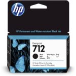 HP 3ED70A 712 Črnilo, Black 38-ml