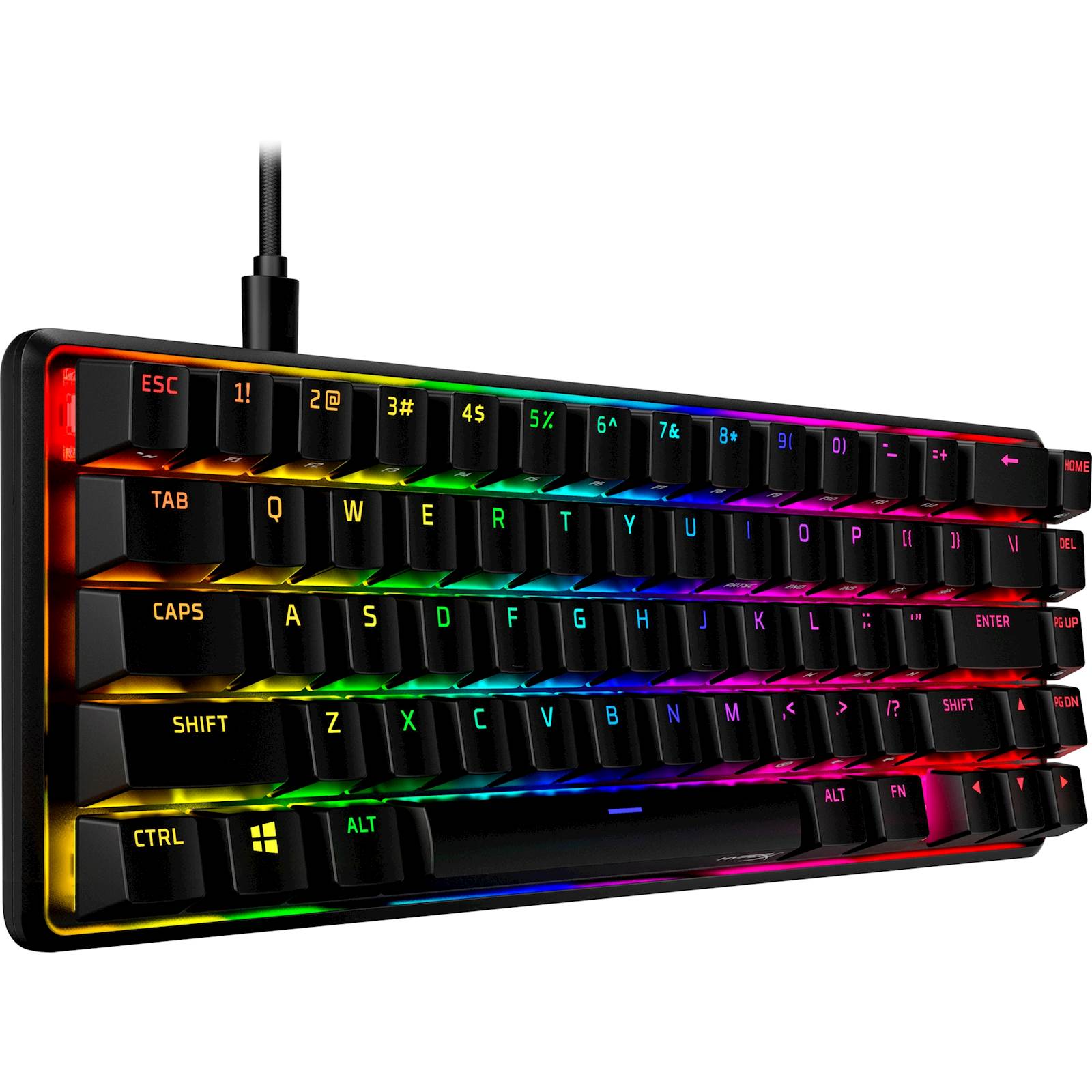 164171_2 Tipkovnica HP HyperX Alloy Origins 65 mehanska za igre - HX Aqua - slika 1
