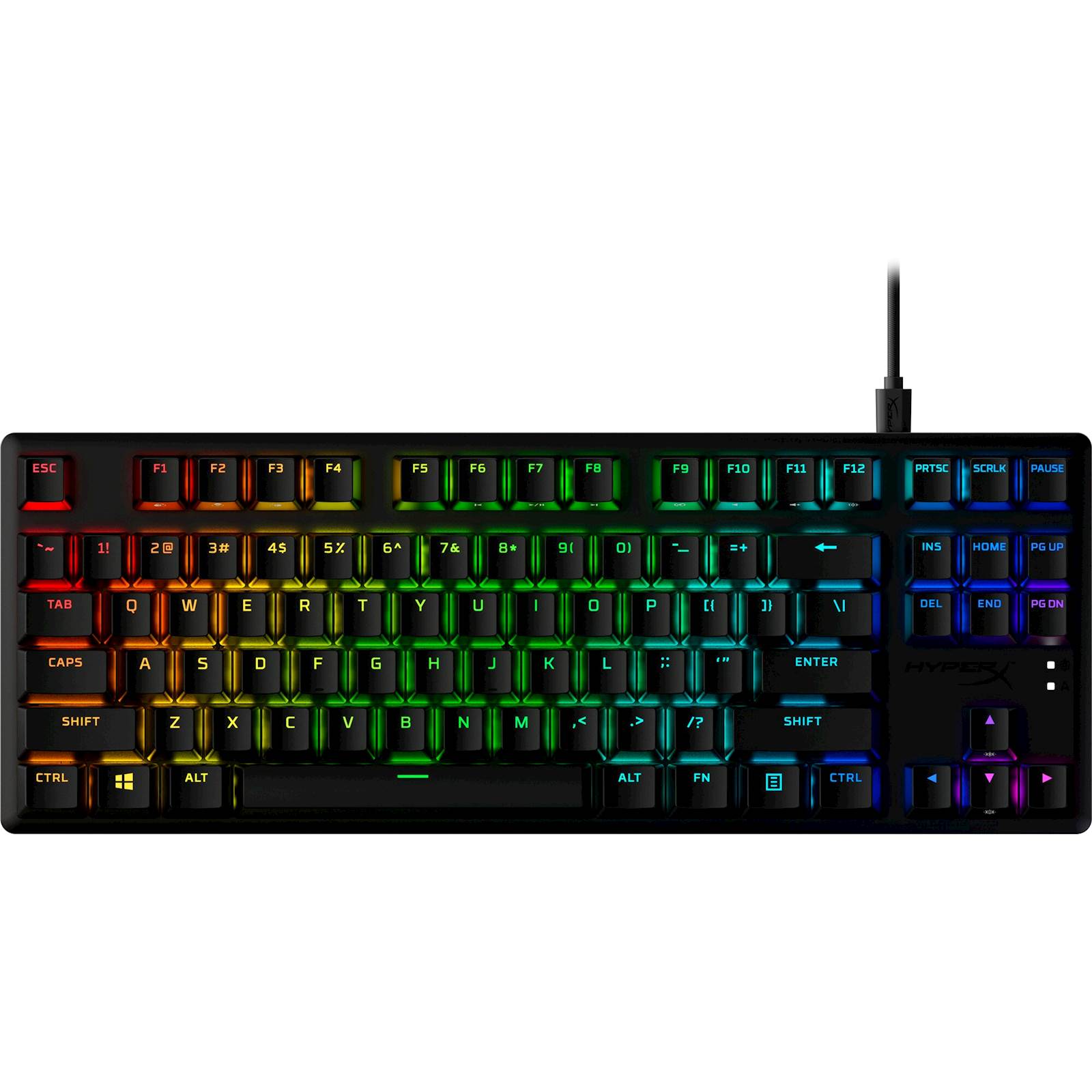 164176 Tipkovnica HP HyperX Alloy Origins PBT mehanska za igre - HX Red - slika 1
