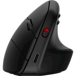 HP 925 - navpična miška - Bluetooth 5.3, 2,4 GHz - črna