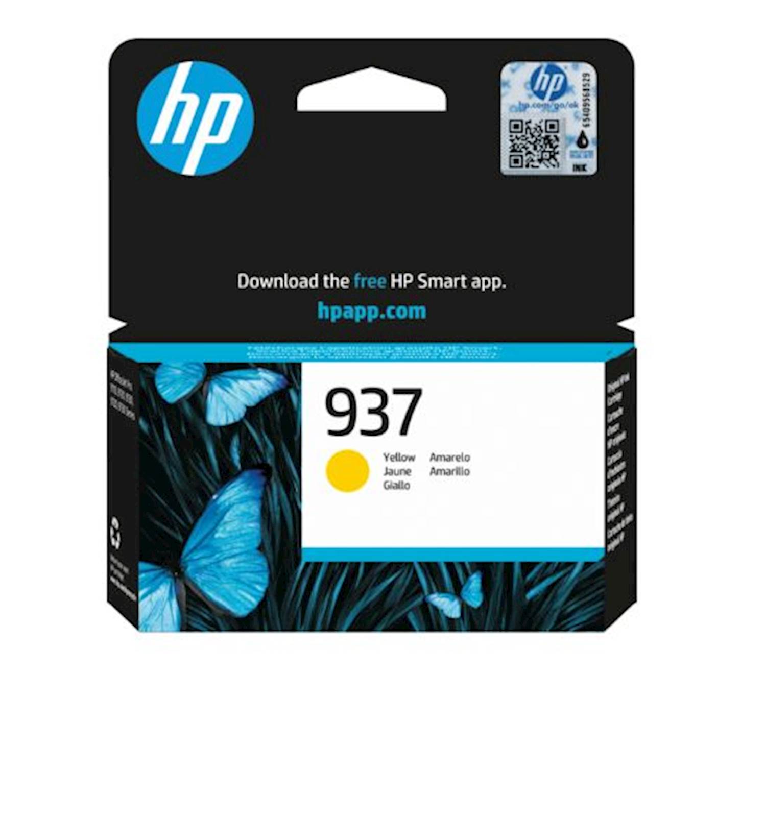 166237 ČRNILO HP RUMENO 937 za OfficeJet 9720/9730/9110b/9120b/9130b ZA 800 STRANI - slika 1