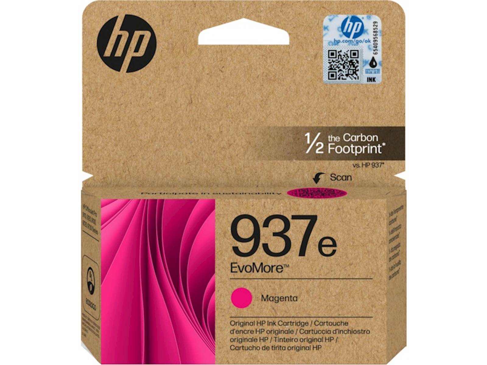 167435 ČRNILO HP MAGENTA 937e EvoMore za OfficeJet 9120e/9130e/9720/9730/9110b/9120b/9130b ZA 1.650 STRANI - slika 1
