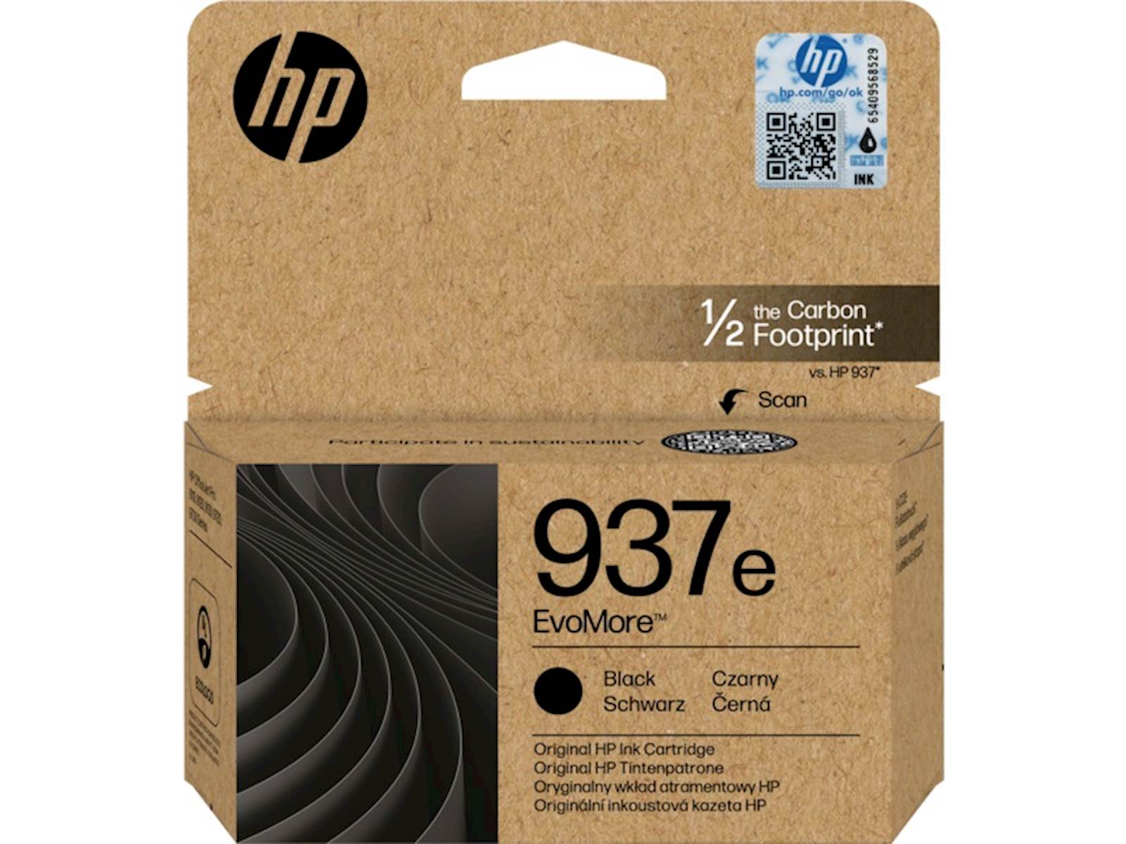 167437 ČRNILO HP ČRNO 937e EvoMore za OfficeJet 9120e/9130e/9720/9730/9110b/9120b/9130b ZA 2.500 STRANI - slika 1