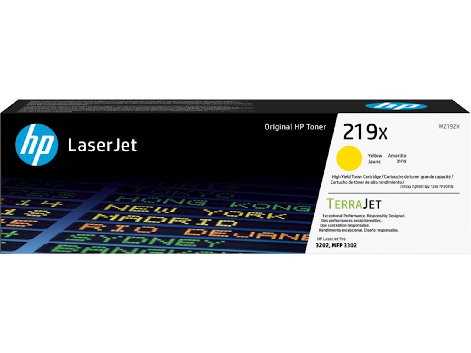 167890 HP 219X - Visok donos - rumena - originalna - LaserJet - kartuša s tonerjem (W2192X) - slika 1