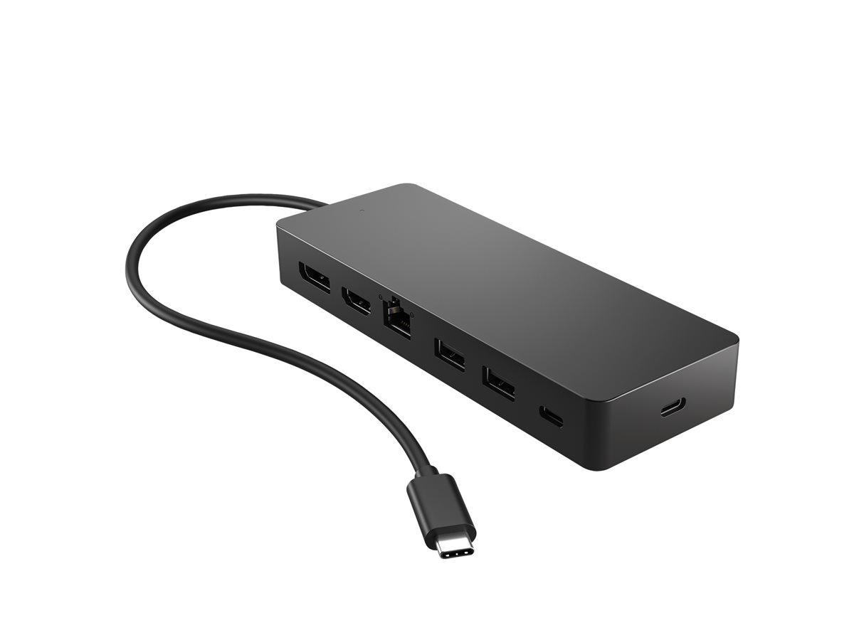 1699f466-ca04-49a6-8db1-00eec5822e9d HP Universal USB-C Multiport Hub - priklopna postaja - USB-C - HDMI, DP - slika 1