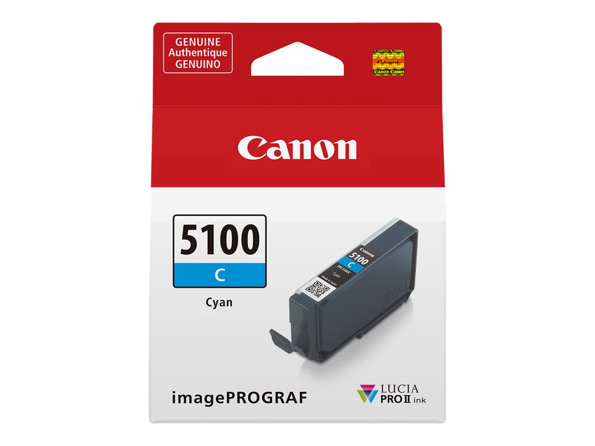 198926d1-9894-4473-b4b7-9e2c38447035 Canon PFI-5100 C - cianov - originalni - črnilni rezervoar - slika 1