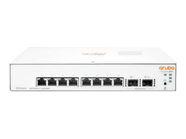 242ac906-155e-4c54-8d93-008f17cff04b HPE Networking Instant na 1930 8G 2SFP stikalo - stikalo - 10 vrat - Upravljano - slika 1