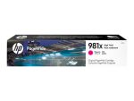 ČRNILO HP MAGENTA 981X PAGEWIDE ZA COLOR 556 / MFP 586 ZA 10.000 STRANI - slika 2