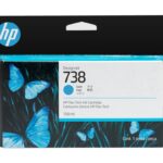 HP 498N5A črnilo 738 Cyan, 130 ml