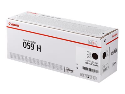 2918bdc3-1c6d-47f6-aeb0-2955e81c1ce1 Canon 059 H - visoka zmogljivost - črna - originalna - kartuša s tonerjem - slika 1