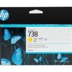 HP 498N7A črnilo 738 Yellow, 130 ml