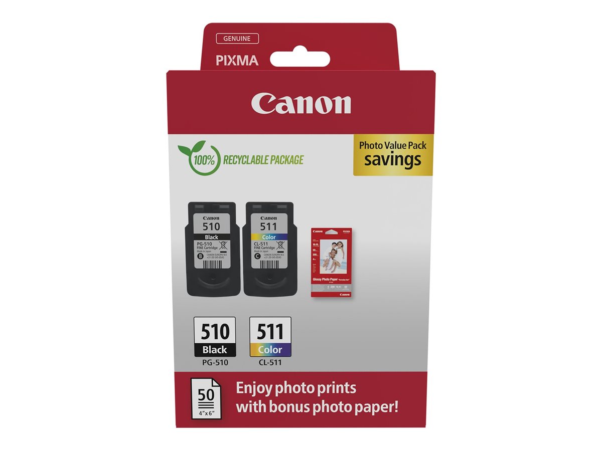 35894073-4de8-4846-a059-0a52de17e993 CANON PG-510/CL-511 Ink Cartridge PVP - slika 1