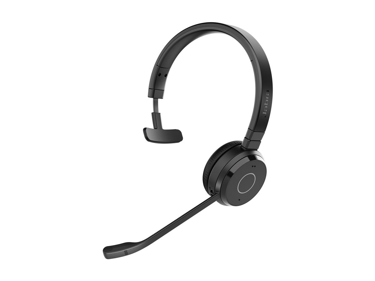 3661b7b4-12da-4396-95ba-d0680f4f0393 Jabra Evolve 65 TE Mono - slušalke - USB-A prek adapterja Bluetooth - slika 1