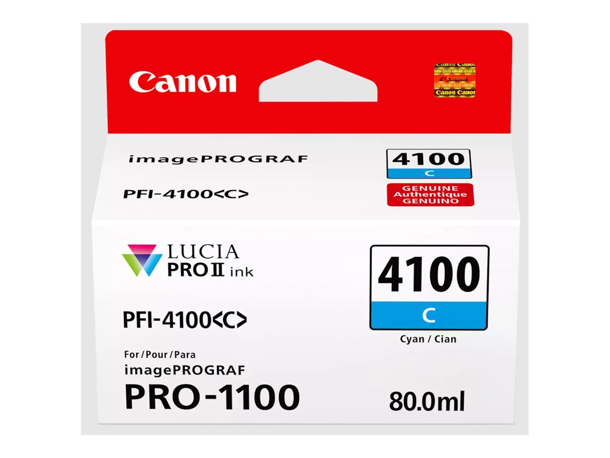 3b24d07f-2d2d-4770-b84f-9a75b91b9ff1 Canon PFI-4100 C - cianov - originalni - črnilni rezervoar - slika 1