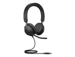 Jabra Evolve2 40 SE UC Stereo - slušalke - USB-C, USB-A - slika 3