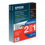 Sijajni fotografski papir Epson Premium BOGOF - fotografski papir - sijajni - 40 listov - 100 x 150 mm - 255 g/m² (pakiranje po 2)