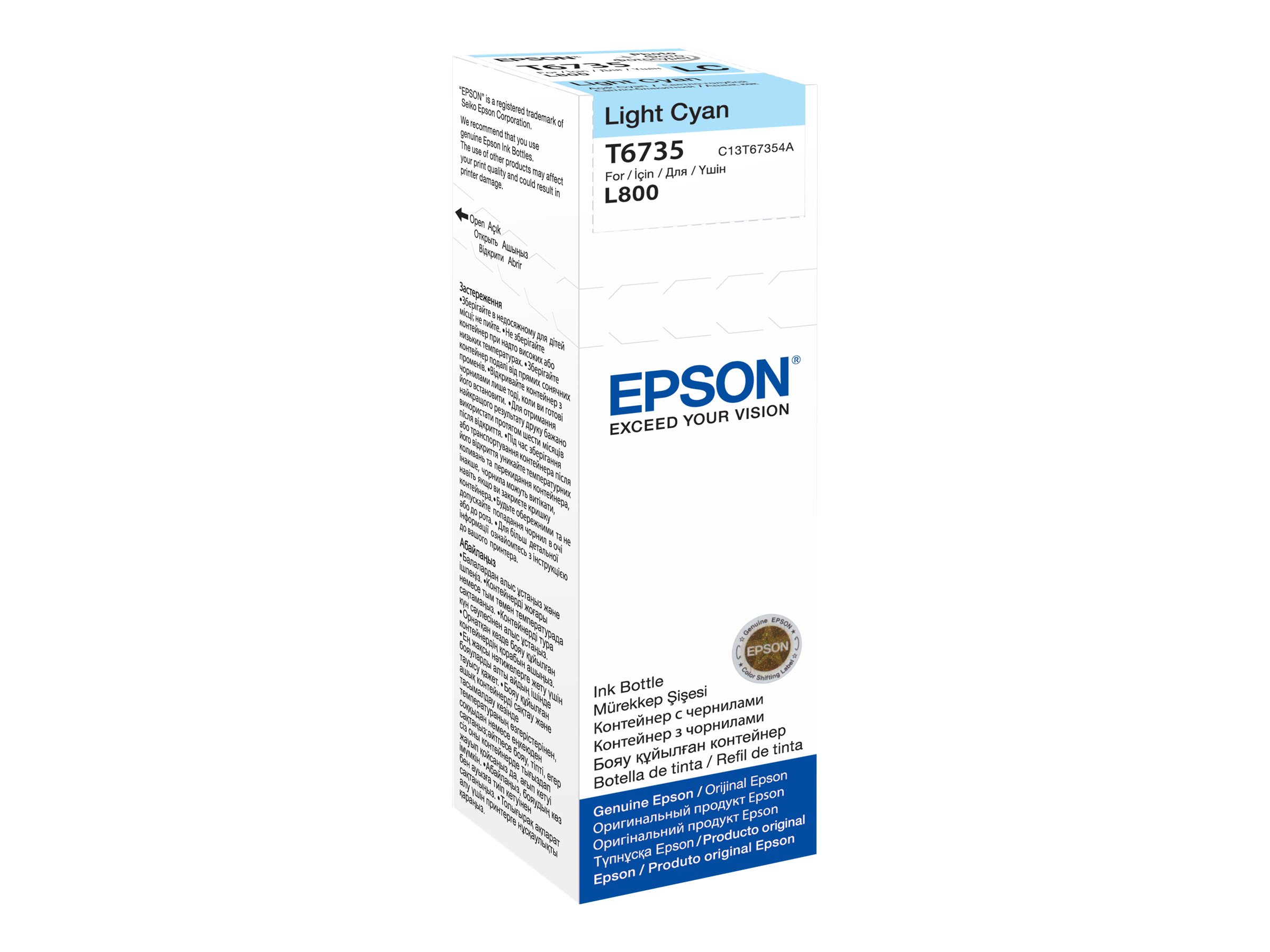 42b7e691-84f2-447f-b1ce-55ce2aab6fff Epson T6735 - lahka cianova - originalna - polnjenje s črnilom - slika 1
