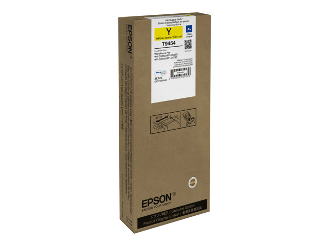 45eb6fca-bd59-489c-a7b0-0fa773f89308 Epson T9454 - XL velikost - rumena - originalna - kartuša s črnilom - slika 1