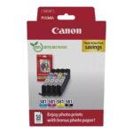 Canon CLI-581 C/M/Y/BK Photo Value Pack - 4-paket - črna, rumena, cianova, škrlatna - originalni - črnilni vložek/komplet za papir