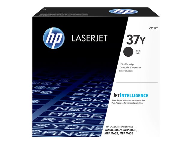 4a95bf1e-ebdd-4444-969b-20188677a147 HP 37Y - izjemno visok donos - črna - originalna - LaserJet - kartuša s tonerjem (CF237Y) - slika 1