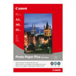 Canon Photo Paper Plus SG-201 - fotografski papir - polsijajni - 20 listov - A3 - 260 g/m²