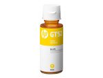 HP GT52 - rumena - izvirnik - polnjenje s črnilom