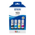 Epson 103 Multipack - 4-pakiranje - črna, cianova, škrlatna, rumena - originalno - črnilo za ponovno polnjenje