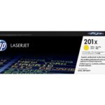 HP 201X - Visok donos - rumena - originalna - LaserJet - kartuša s tonerjem (CF402X)