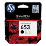HP 653 - črna - original - Prednost črnila - kartuša s črnilom