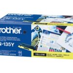 Brother TN135Y - rumena - originalna - kartuša s tonerjem
