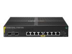 HPE Aruba Networking CX 6000 8p 10M/100M/1G Class4 PoE 2p SFP 1G 67W stikalo - stikalo - 8 vrat - upravljano - montaža v rack - slika 2
