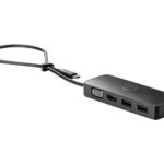 HP USB-C Travel Hub G2 - Priklopna postaja - USB-C - VGA, HDMI