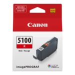 Canon PFI-5100 R - rdeča - originalna - črnilni rezervoar