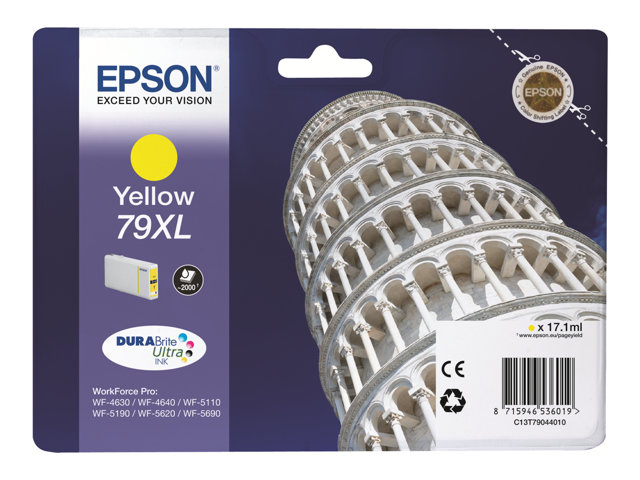 6968ca50-1fa9-45a3-8e00-0bd46351936f Epson 79XL - XL - rumena - originalna - kartuša s črnilom - slika 1