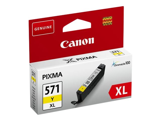 69ac1f14-770d-4c5a-bd2e-db8c1a14205c Canon CLI-571Y XL - Visok donos - rumena - originalna - črnilni vložek - slika 1