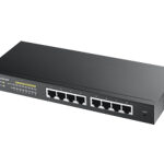 Zyxel GS1900-8HP - stikalo - 8 vrat - pametno
