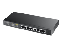 6b4f5467-8bcf-4b7d-9f4d-e983f2480a9b Zyxel GS1900-8HP - stikalo - 8 vrat - pametno - slika 1