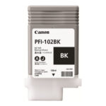 Canon PFI-102 BK - črna - izvirnik - črnilni vložek