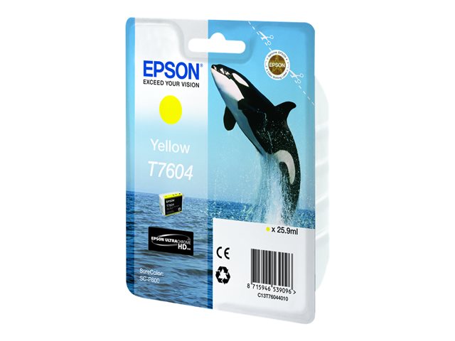 72a4b080-ac80-48cb-be66-1bdc3716088f Epson T7604 - rumena - originalna - kartuša s črnilom - slika 1