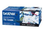 Brother TN135BK - črna - originalna - kartuša s tonerjem - slika 2